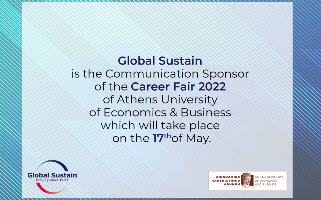 Global Sustain as Communication Sponsor of Career Day 2022 of MBA International / Athens University of Economics and Business